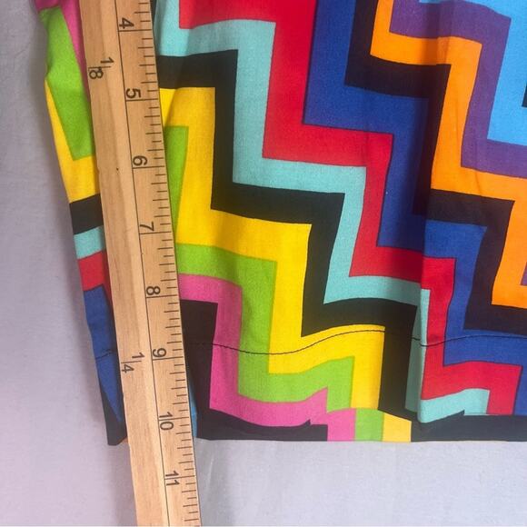 Loudmouth Golf Shorts Men’s 32x10 Multicolored Geometric Op Art Preppy Chino - Picture 7 of 10